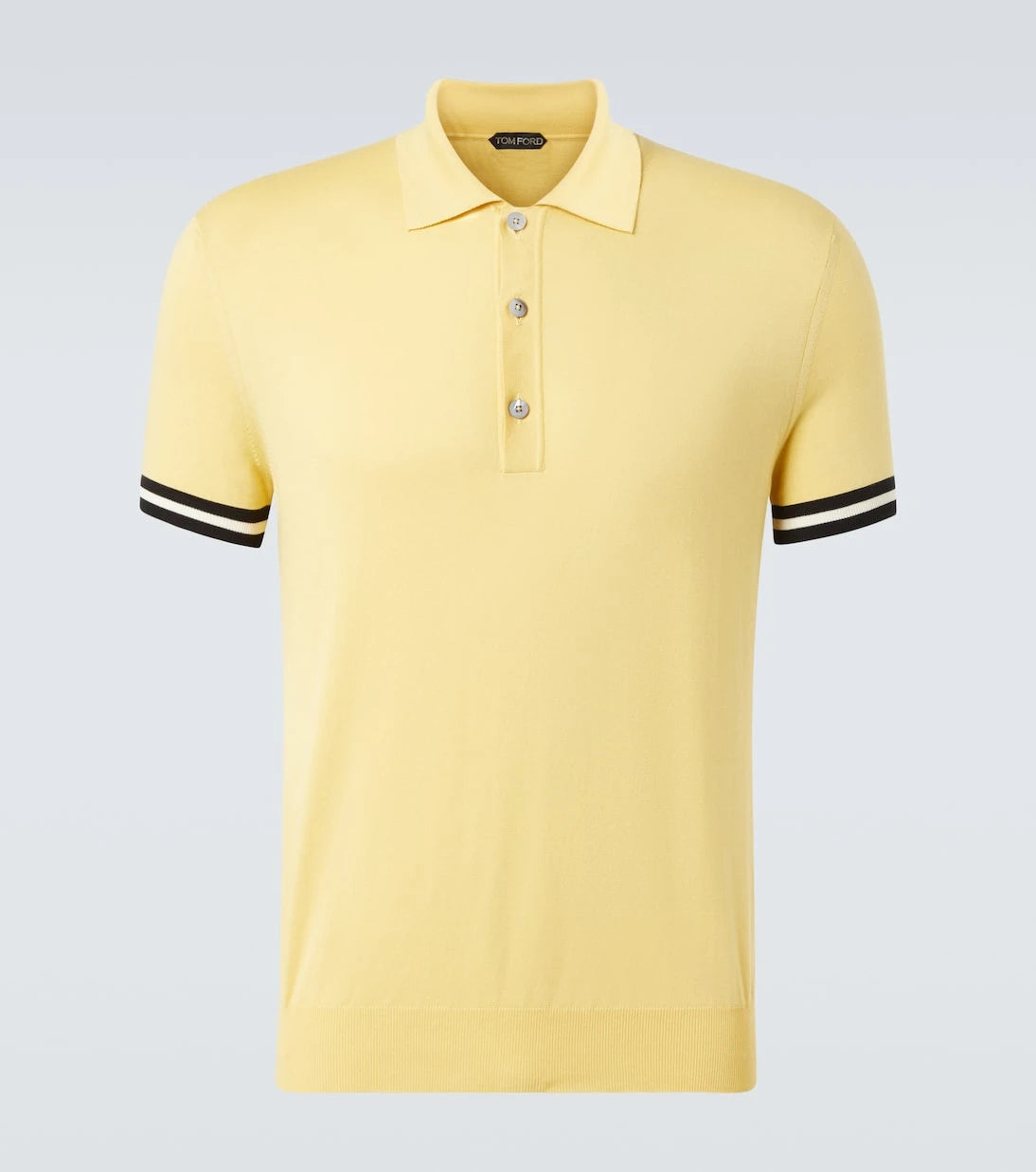Tom Ford - Cotton and silk polo shirt