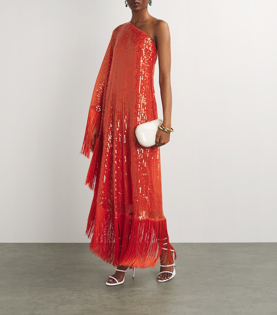 René Caovilla White Embellished Cleo Sandals 105