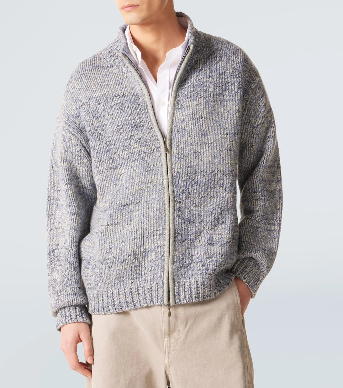 Le Kasha - Lamdu cashmere zip-up cardigan