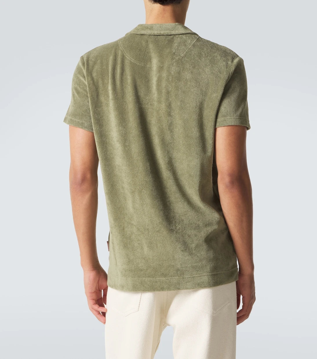 Orlebar Brown - Terry cotton toweling polo shirt