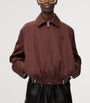 LOEWE Brown Cotton-Silk Buckled Shirt Jacket