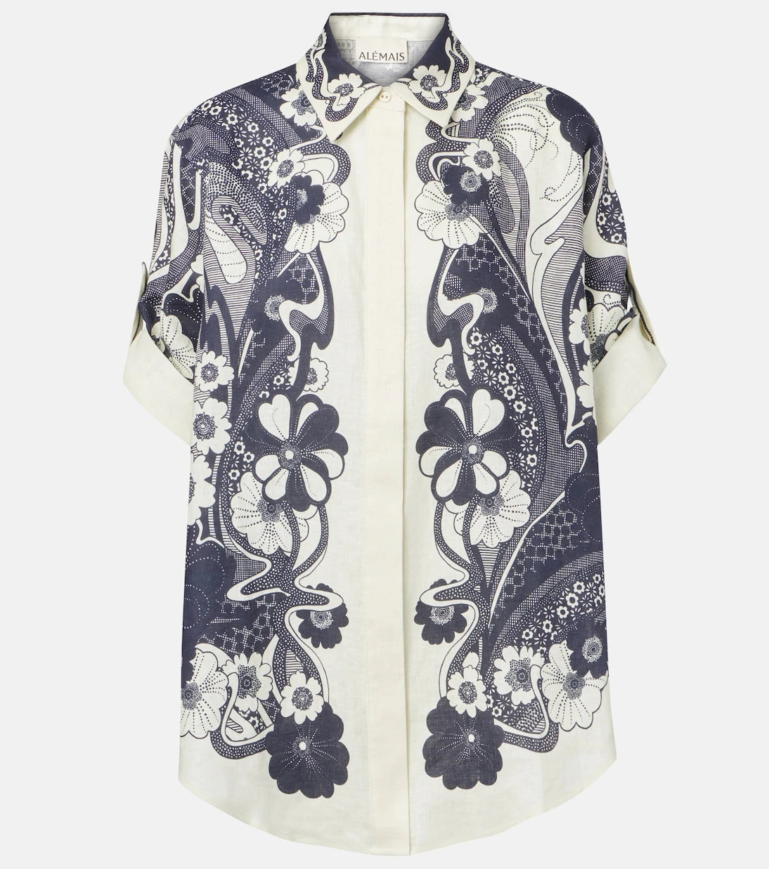 Alémais - Mickey printed linen shirt