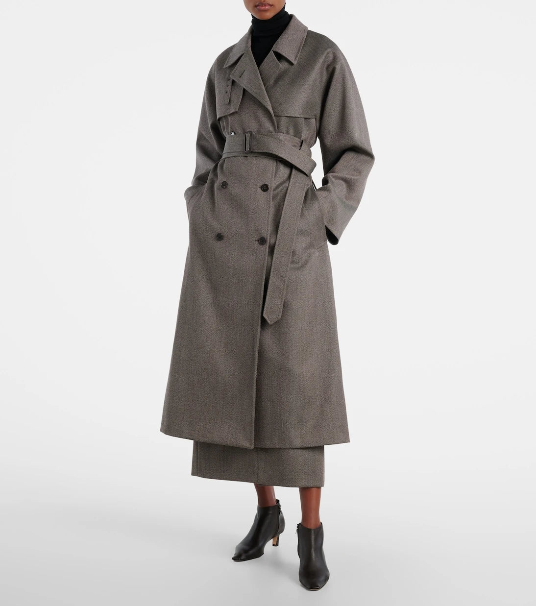 The Row - Rhydian virgin wool gabardine trench coat