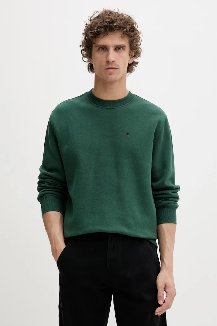 Tommy Jeans erkek pamuklu sweatshirt