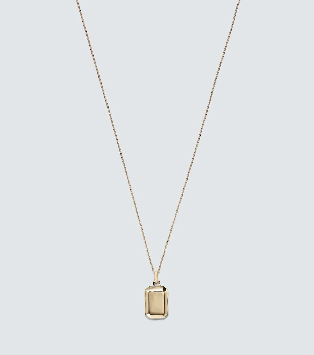 Mateo - Initial 14kt yellow gold pendant necklace