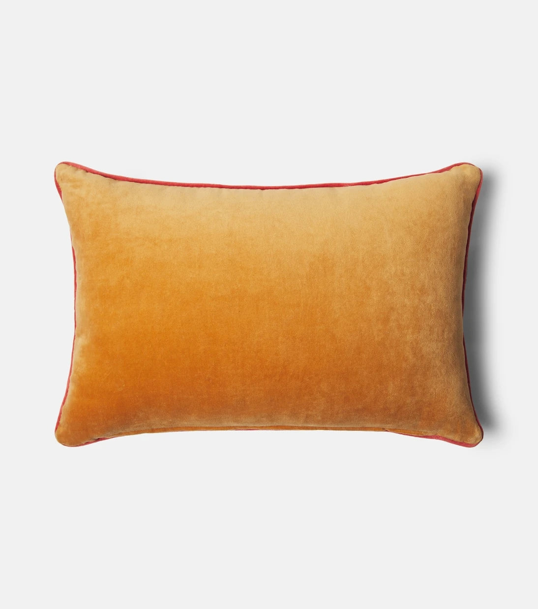 Les-Ottomans - Embroidered cotton velvet cushion