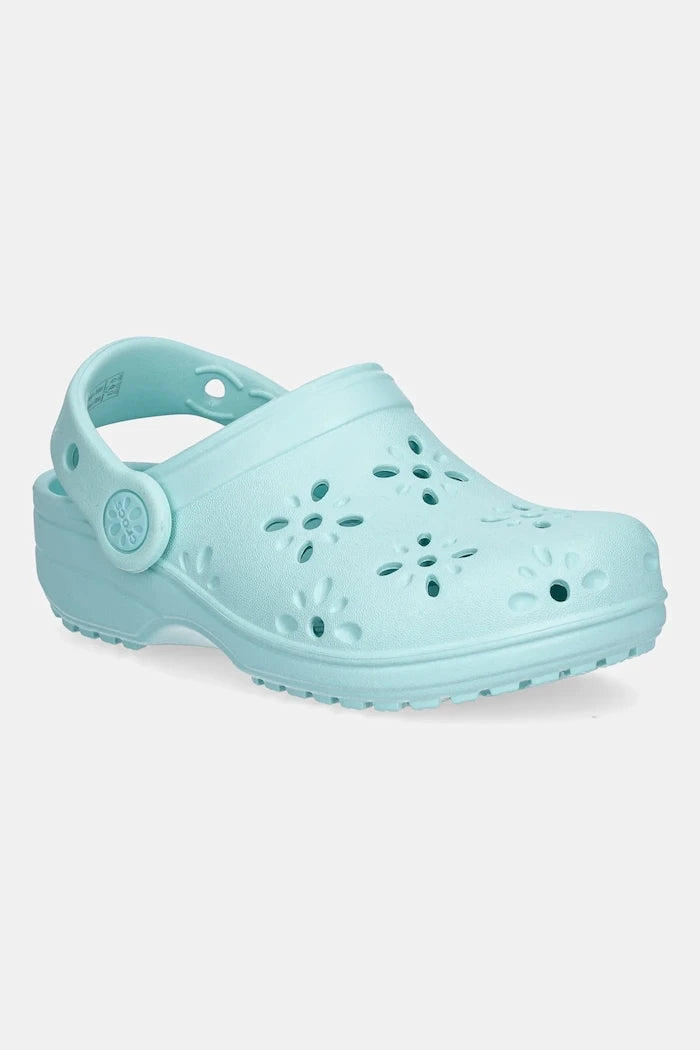 Crocs CLASSIC FLORAL CUT OUT CLOG KIDS