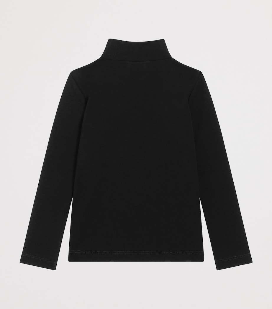 Dolce & Gabbana Kids Cotton-Silk Logo Sweater (8-12 Years)