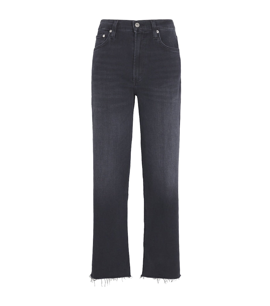 Citizens of Humanity Black Palma Straight Jeans