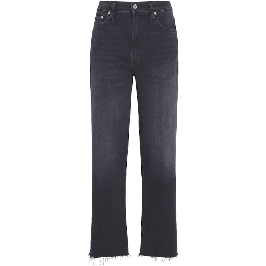 Citizens of Humanity Black Palma Straight Jeans
