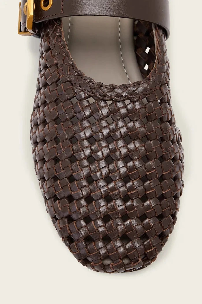 AllSaints балеринки от кожа Sabine Woven Flat
