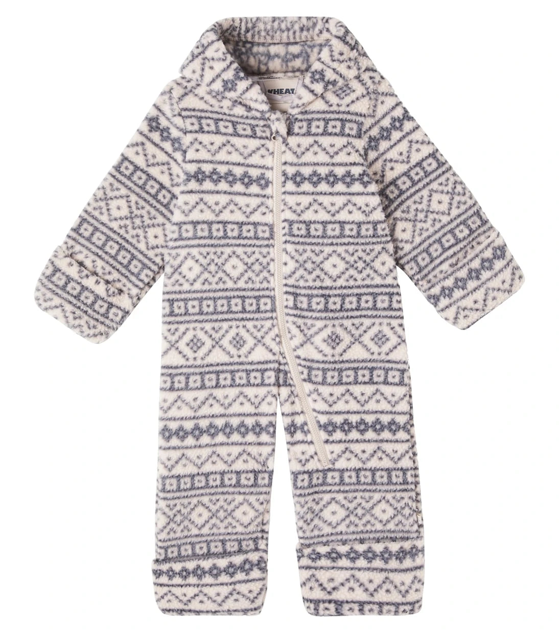 Wheat - Baby Allo fleece jacquard jumpsuit