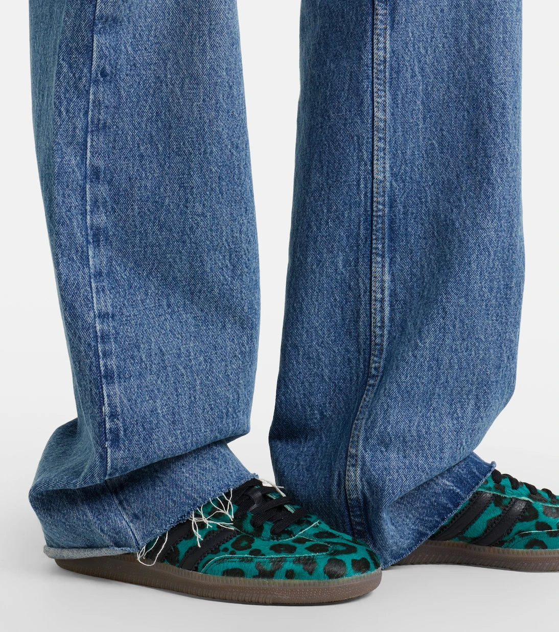 Adidas - Samba OG leopard-print calf hair sneakers