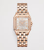 Medium Rose Gold and Diamond Panthère de Cartier Watch 27mm