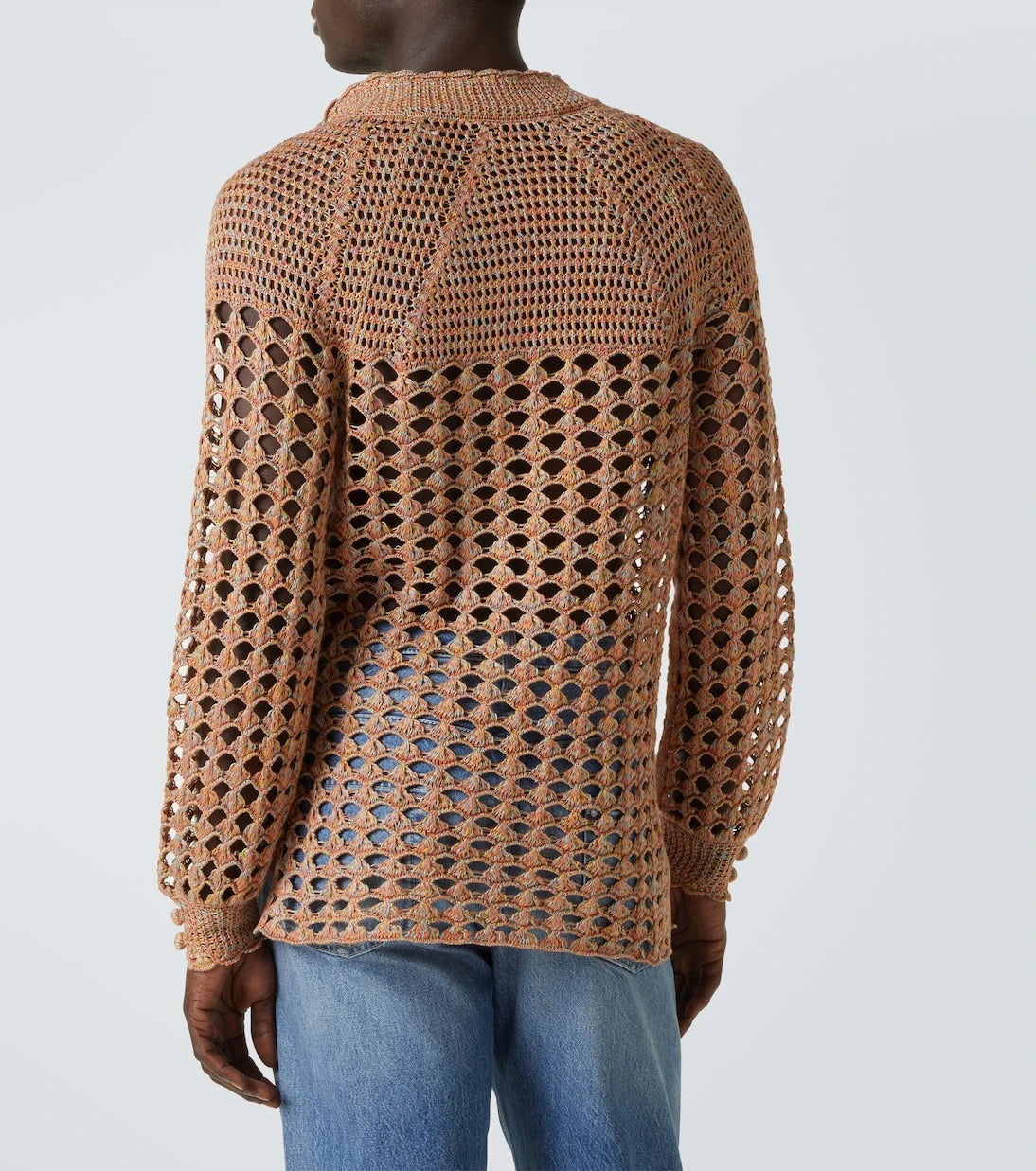 Valentino - Open-knit linen and cotton sweater