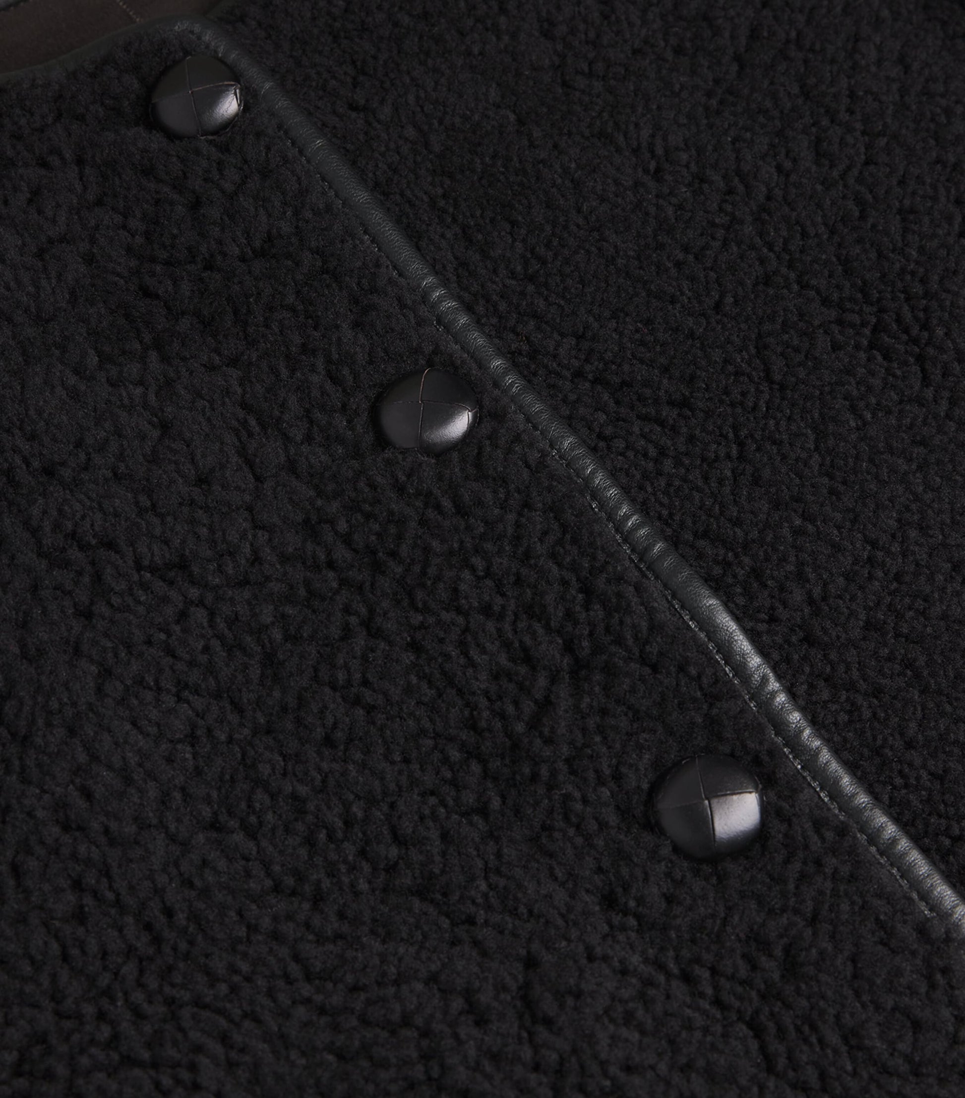 Blazé Milano Brown Shearling Bliss Bomber Jacket