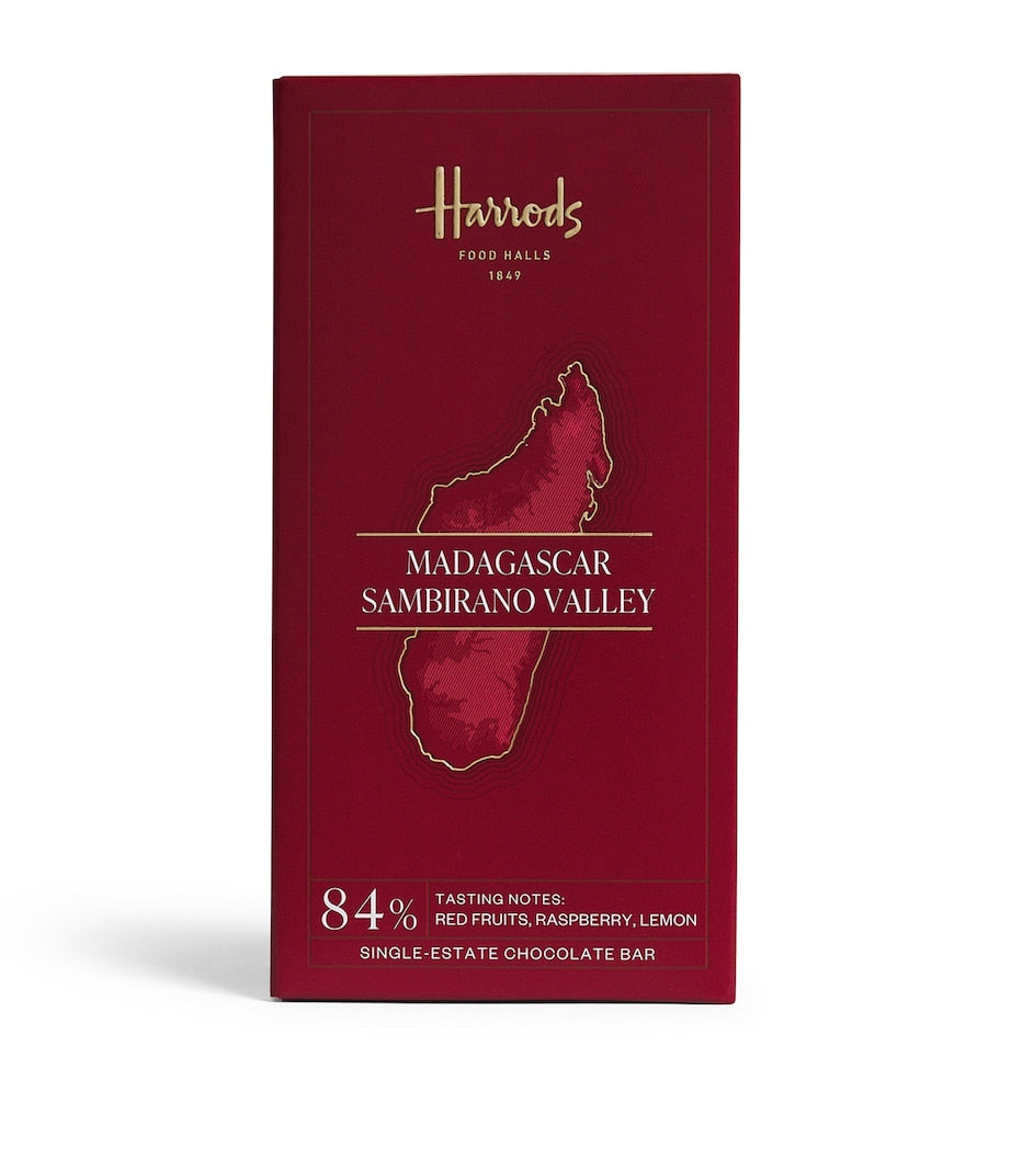 Harrods Single Estate 84% Cocoa Sambirano Valley Chocolate Bar (70g)