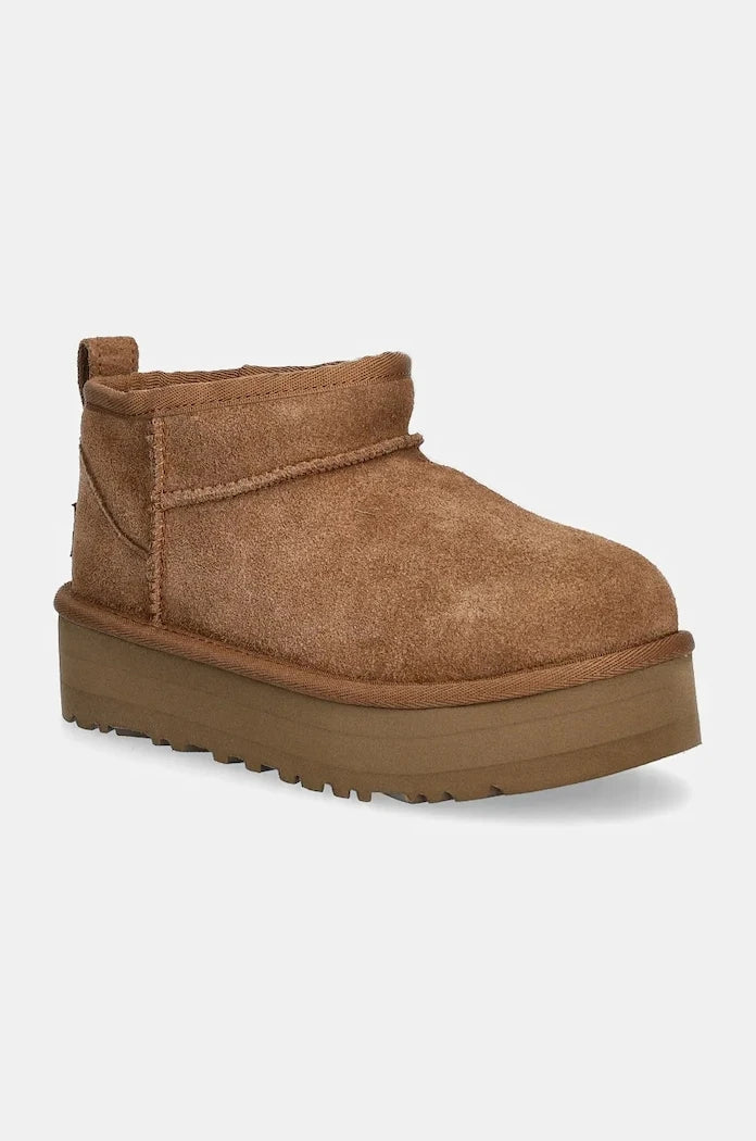 Çocuklar için süet UGG CLASSIC ULTRA MINPLATFORM