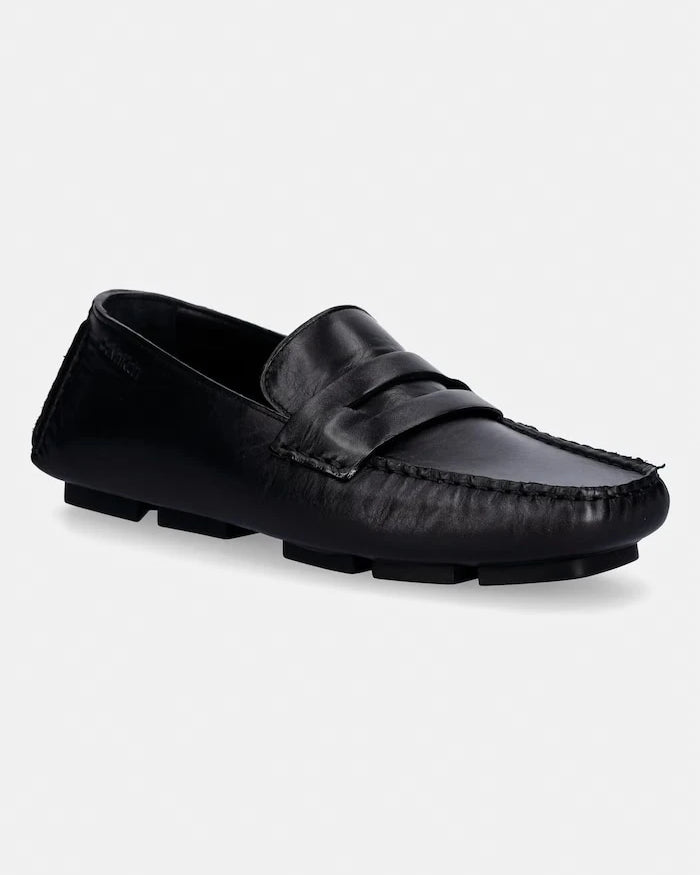 Calvin Klein kadın deri mokasen SQUARE DRIVER LTH