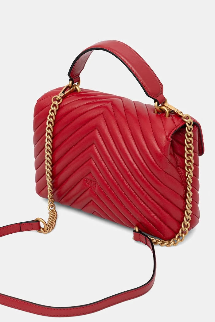 Pinko kadın deri crossbody çanta
