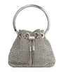 Silver Micro Bon Bon Top-Handle Bag
