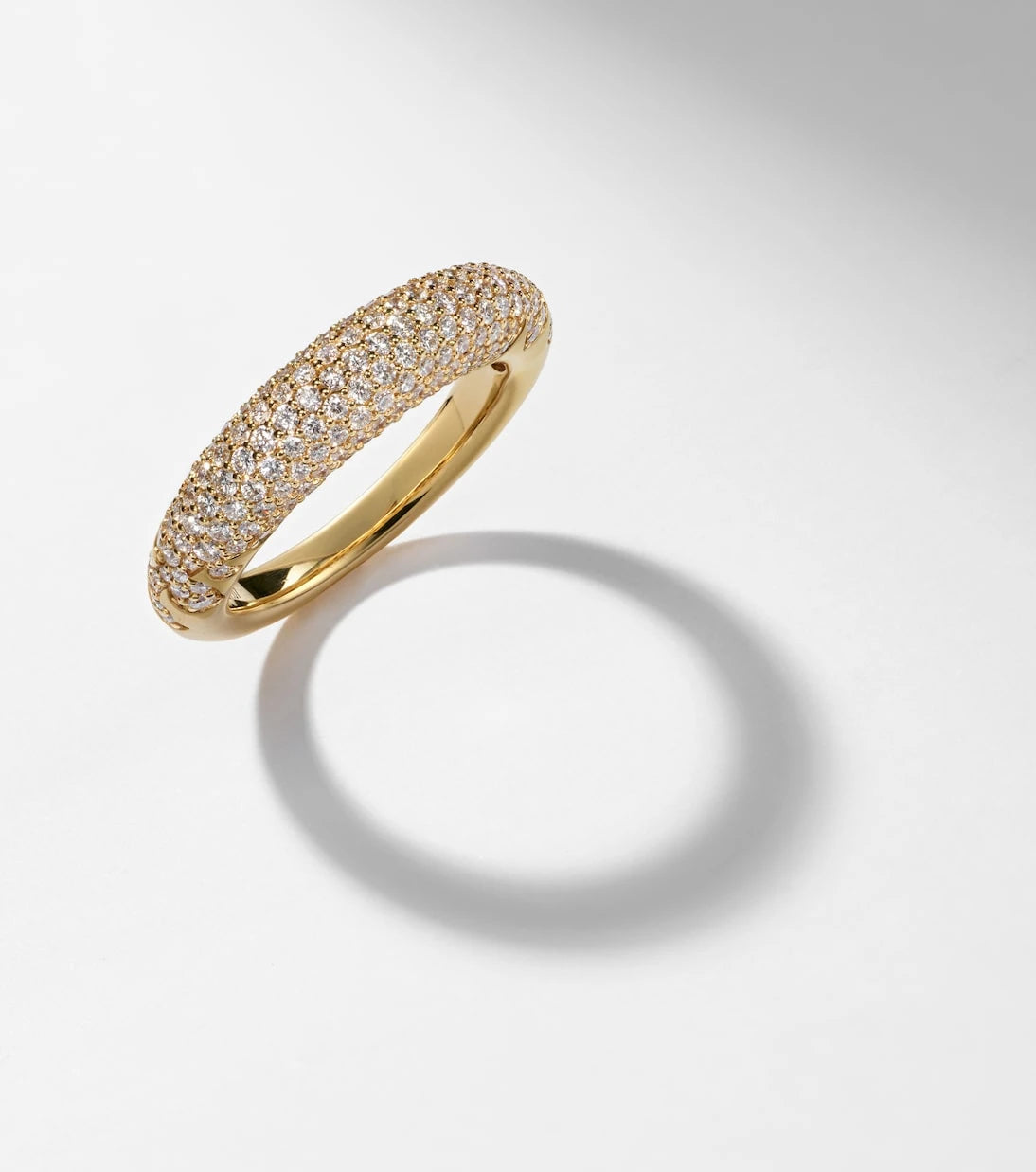 Engelbert - New York 66 Medium 18kt gold ring with diamonds