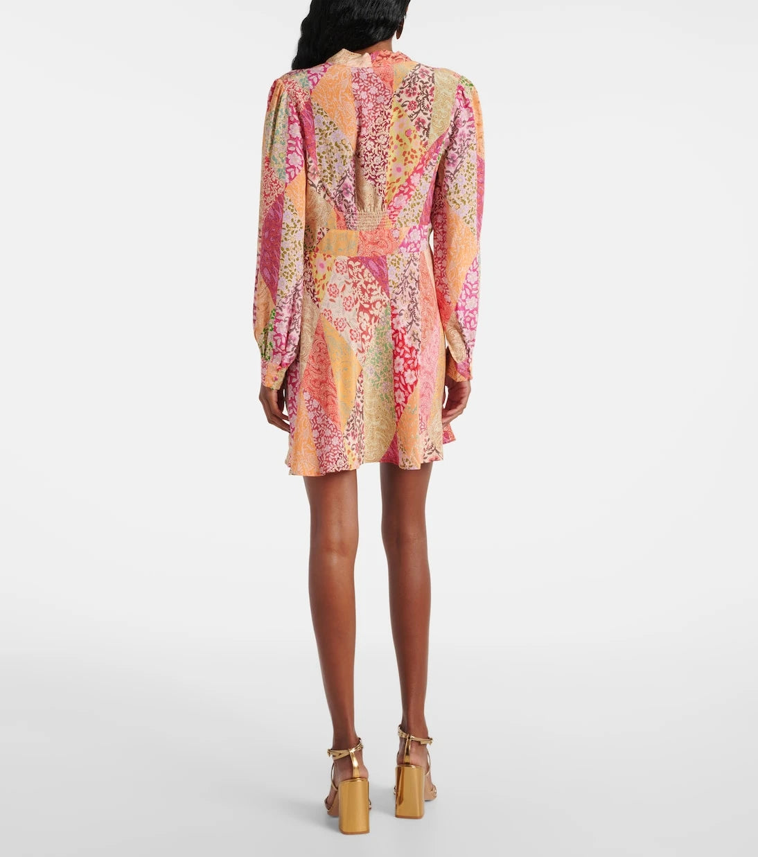 Rixo - Hebe printed silk minidress