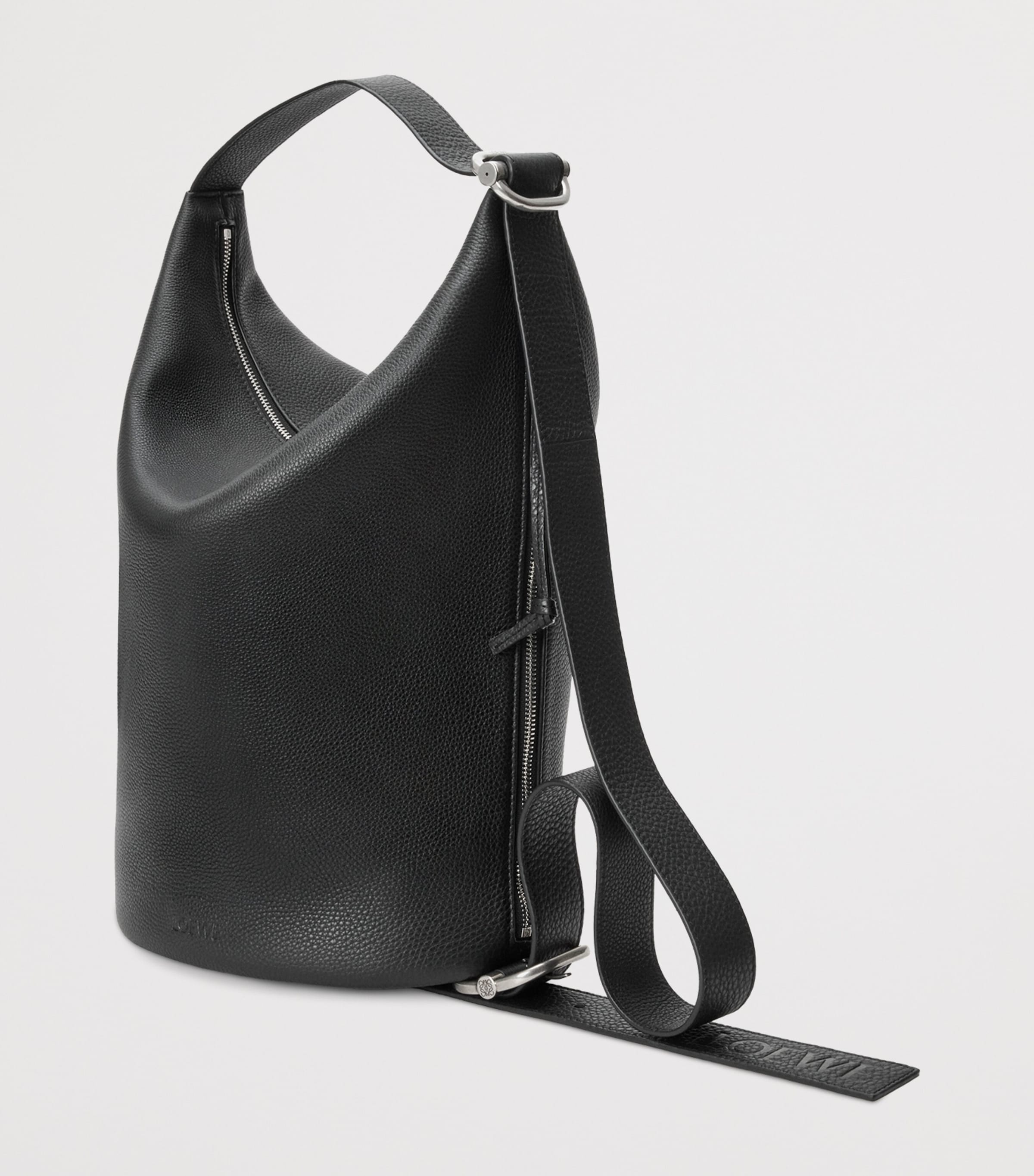 LOEWE Medium Leather Loop Bucket Bag