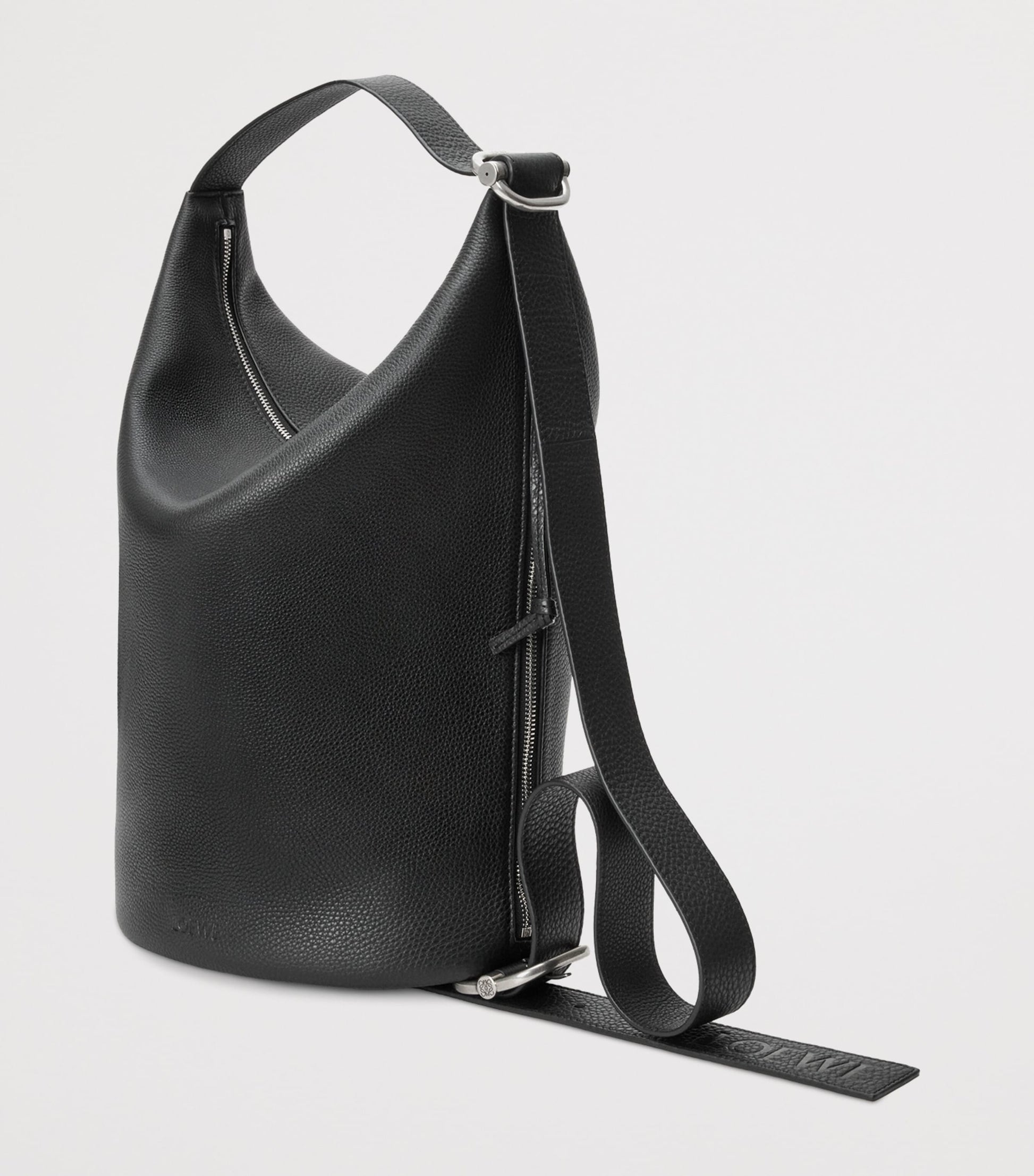 LOEWE Medium Leather Loop Bucket Bag