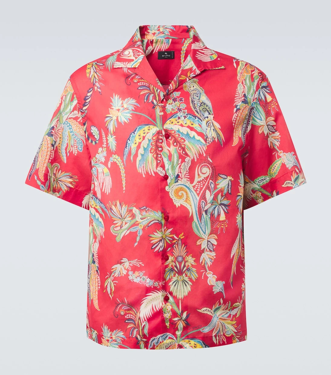 Etro - Paisley cotton bowling shirt