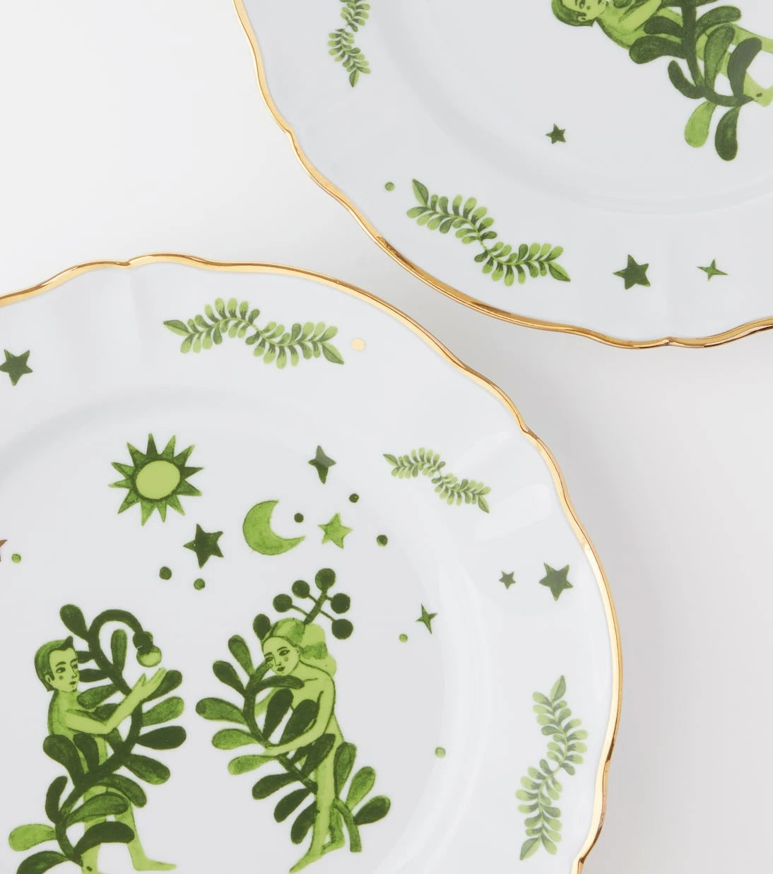Bitossi - Eden set of 4 porcelain dinner plates
