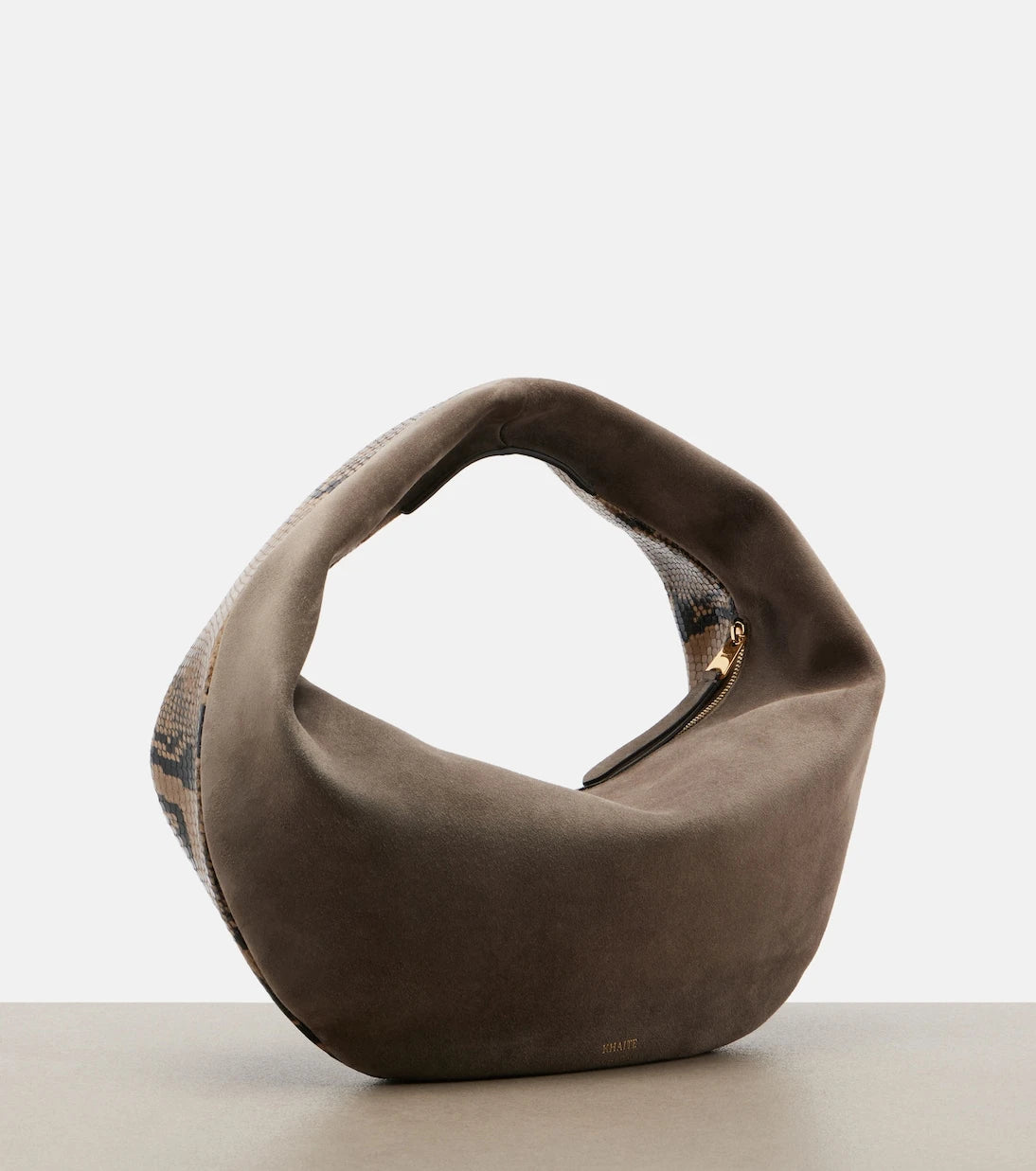Khaite - Olivia Medium snake-effect leather tote bag