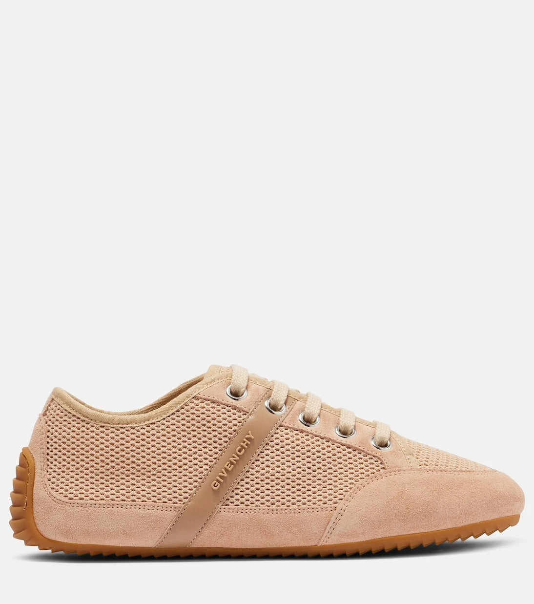 Givenchy - Slim suede-trimmed sneakers