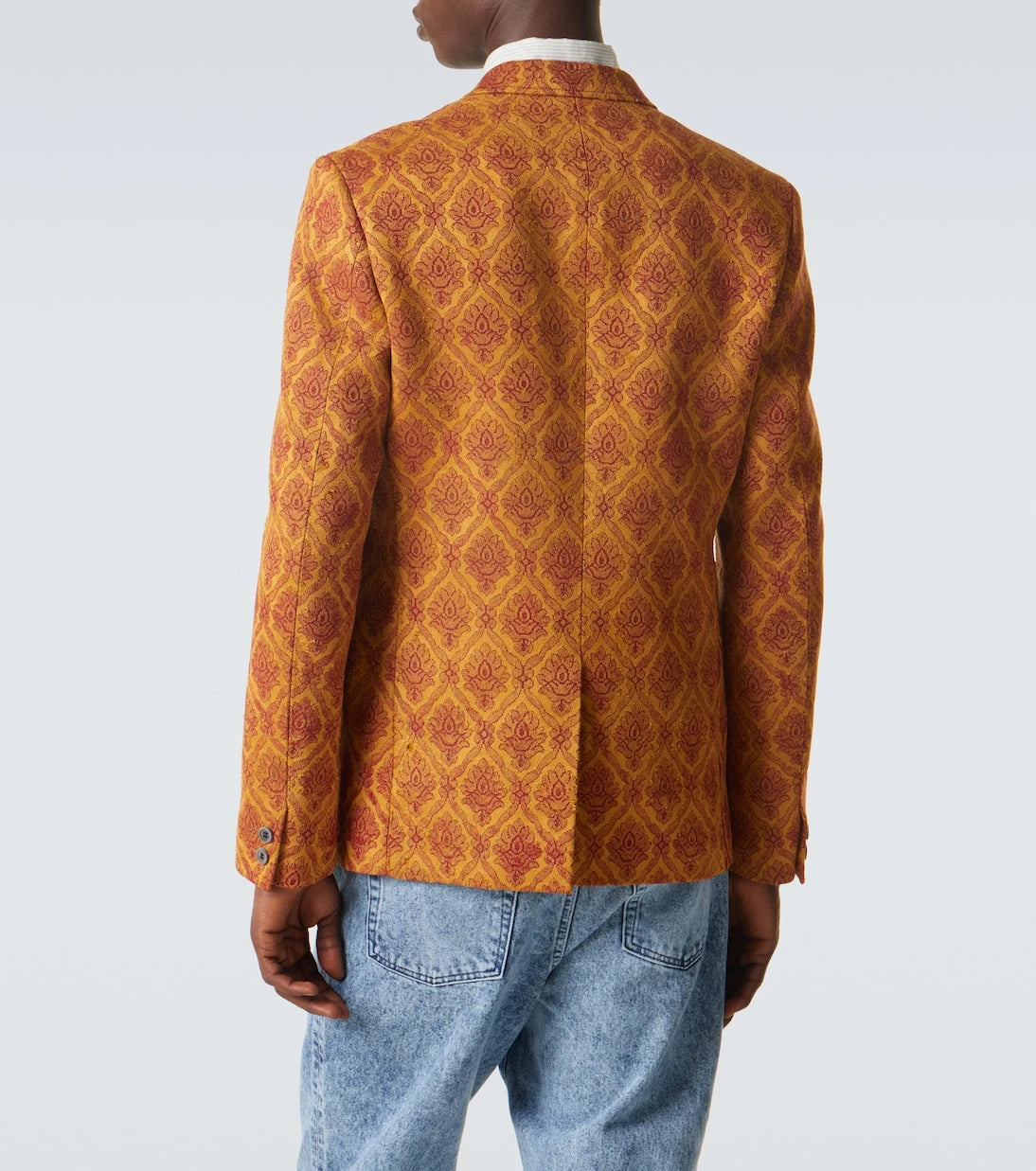 Junya Watanabe - Floral single-breasted jacquard blazer