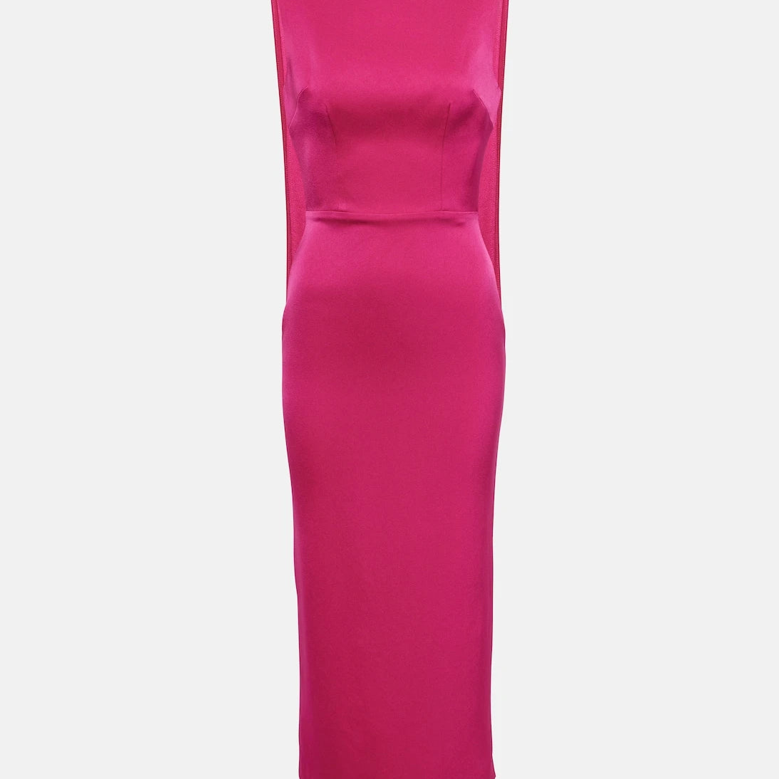 Alex Perry - Draped satin crêpe midi dress
