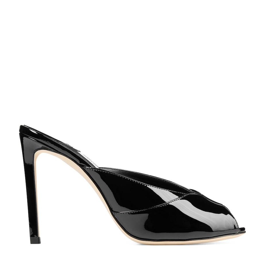 Brigitte 100 Patent Leather Mules