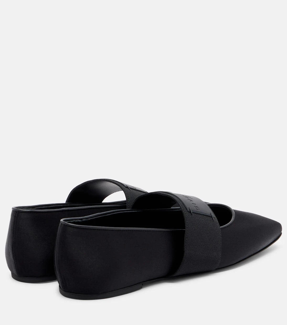 Givenchy - Sliced Square satin ballet flats