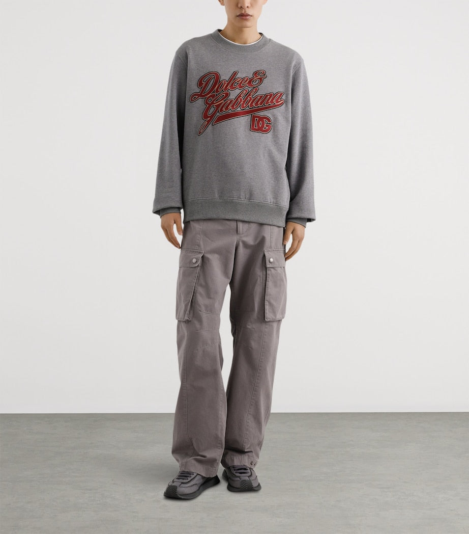 Multi Cotton Graphic Sweatshirt