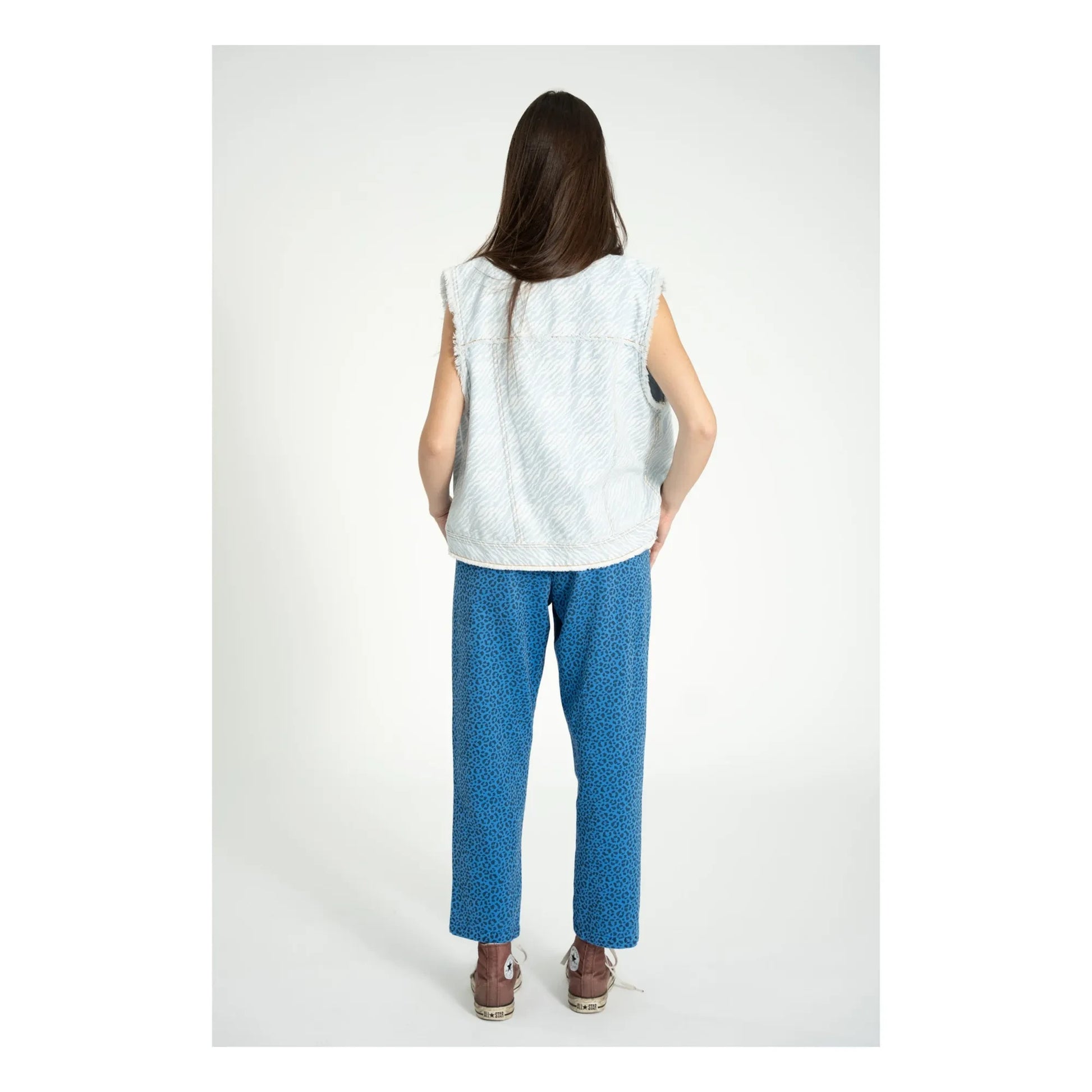 Sisters Department - Sleeveless Jacket | Denim blue