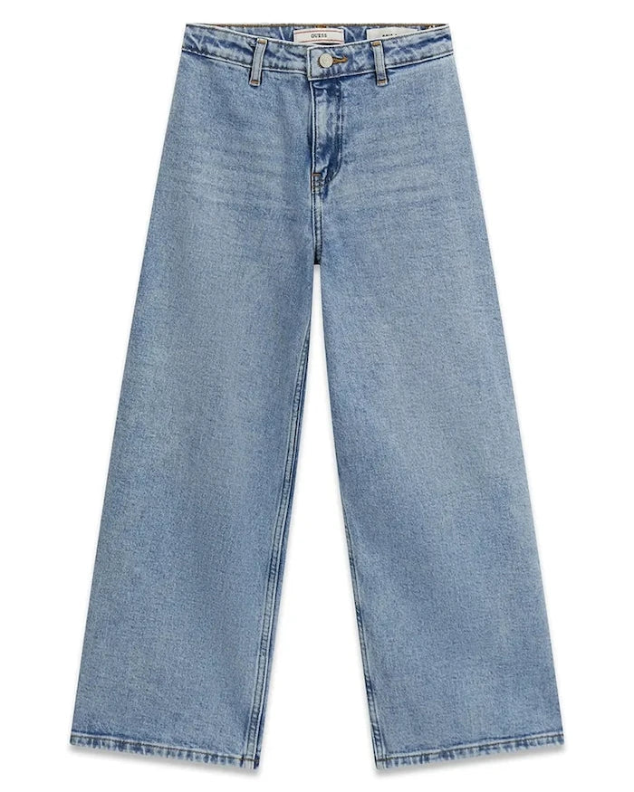 Guess çocuklar için wide leg kot pantolon