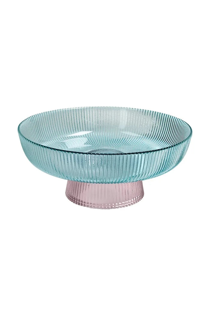 Tognana büyük renkli cam meyve kasesi 26 x 11 cm