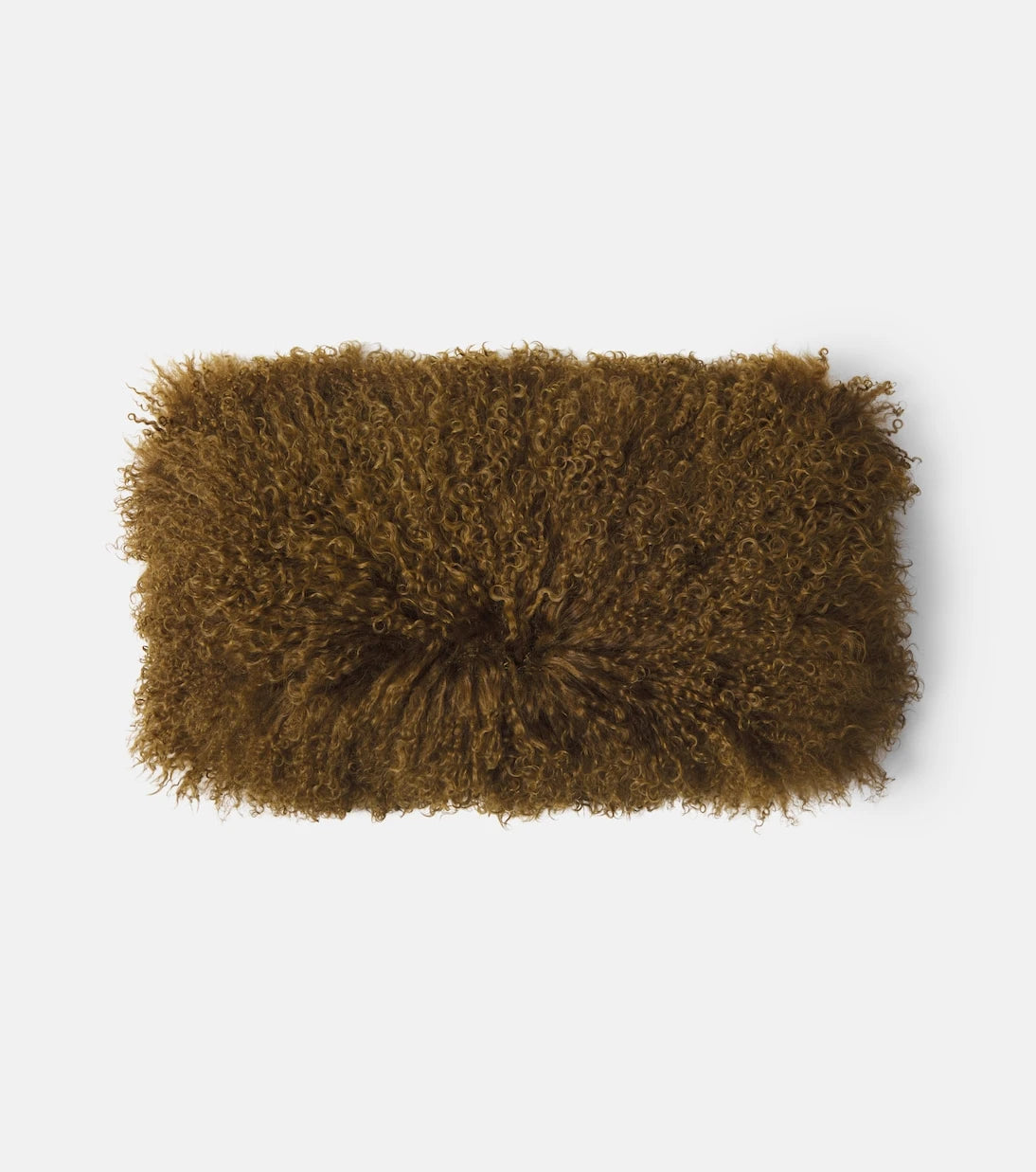 Maison de Vacances - Shearling and linen cushion