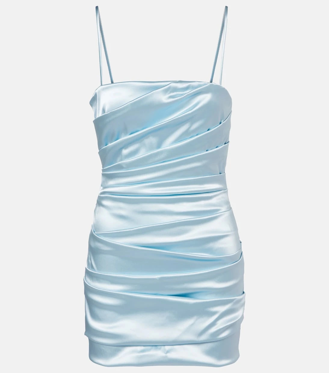 Dolce&Gabbana - Ruched satin minidress
