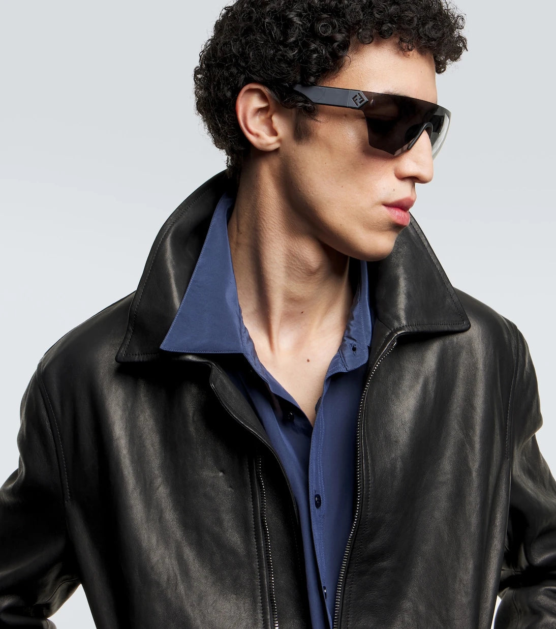 Fendi - FF Squared shield sunglasses