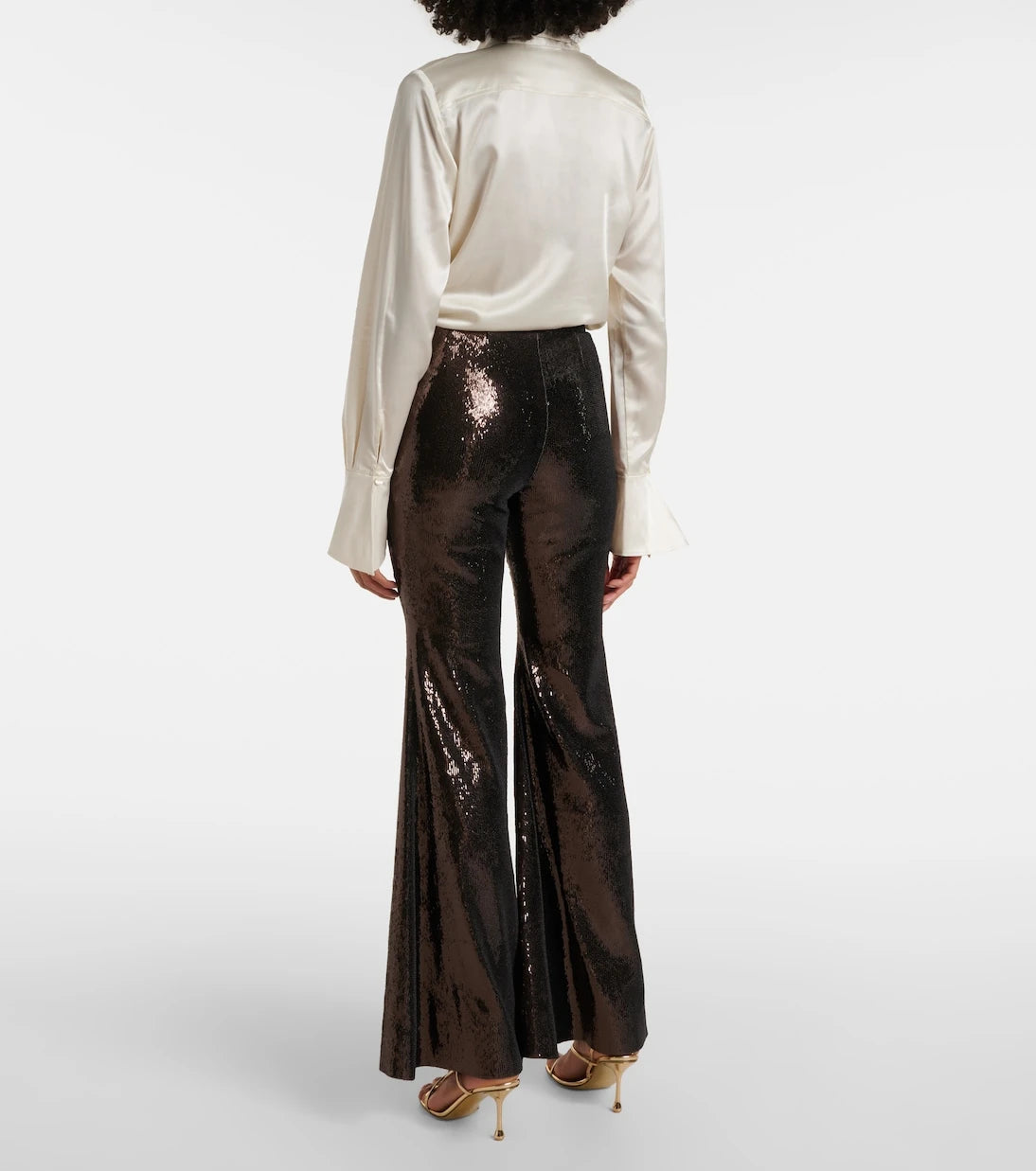 Nina Ricci - Sequined flared pants