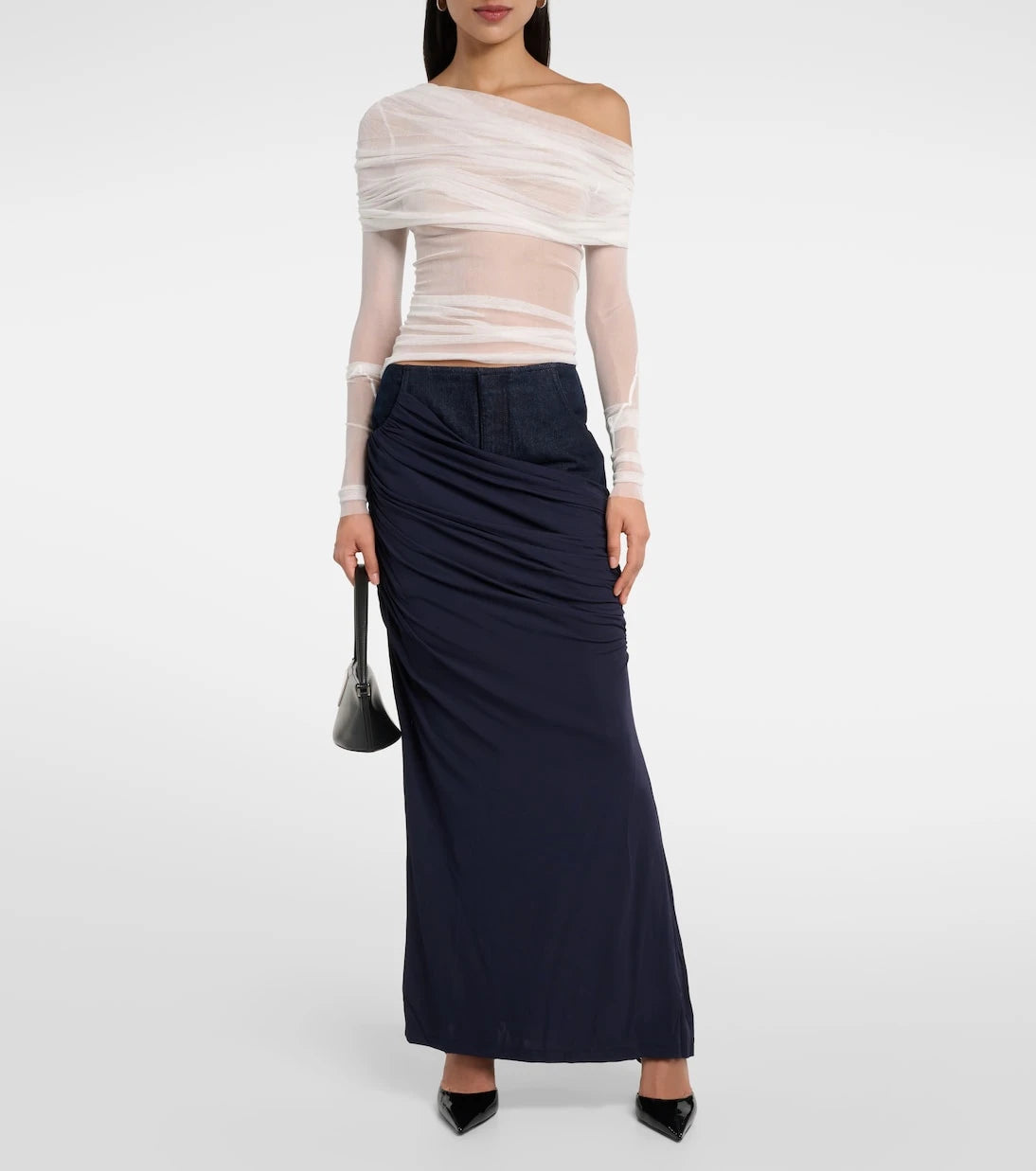 Christopher Esber - Draped silk top