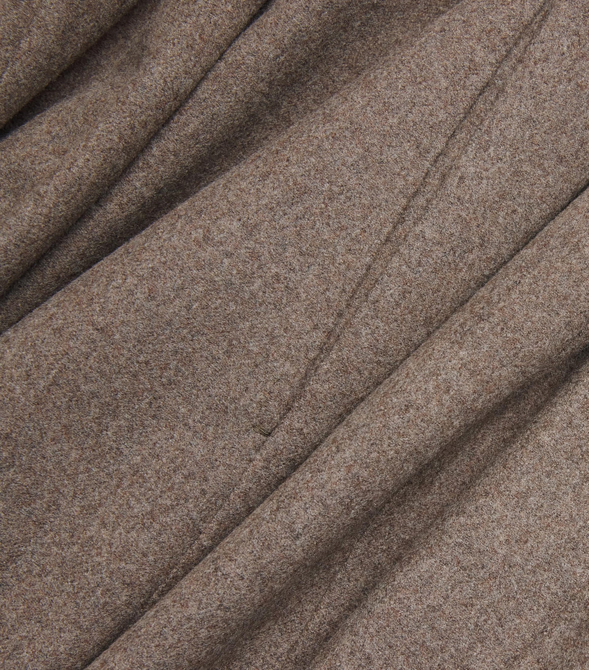 Max Mara Beige Stretch Wool Flared Maxi Skirt