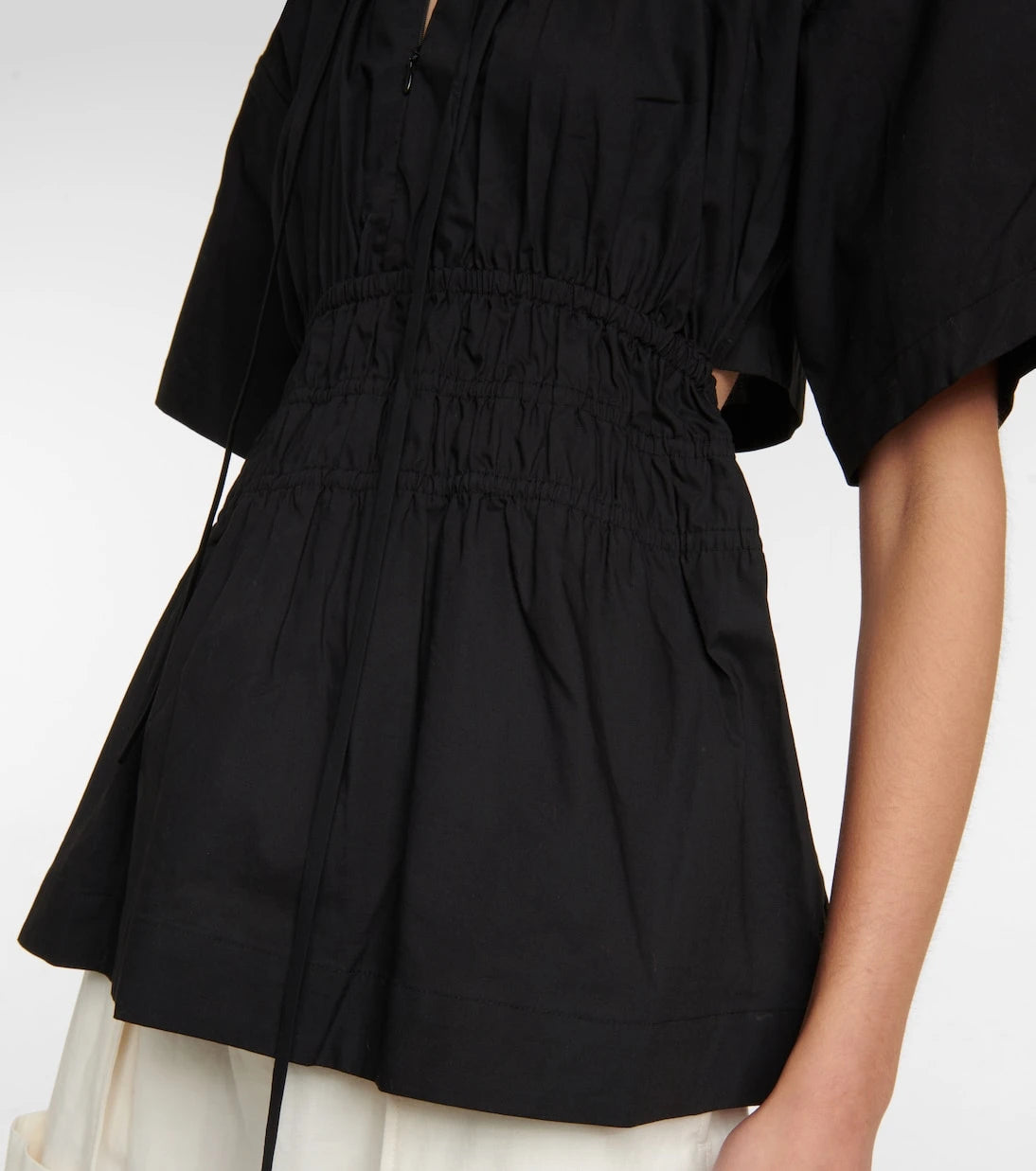Proenza Schouler - Drawstring cotton top