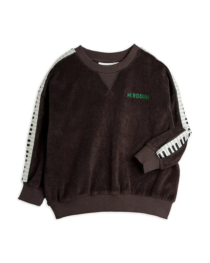 Детски памучен суичър Mini Rodini Piano terry