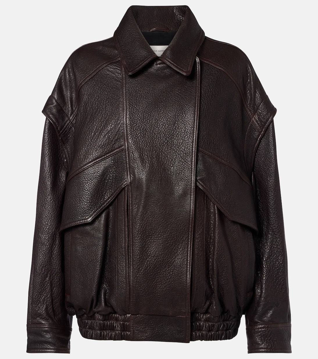 Nour Hammour - Micah leather bomber jacket